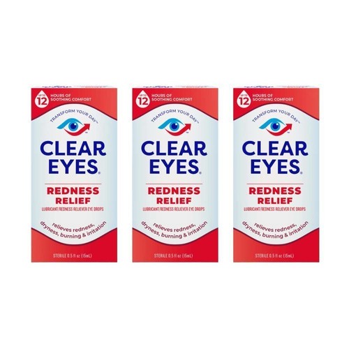 Clear eyes redness - clear,