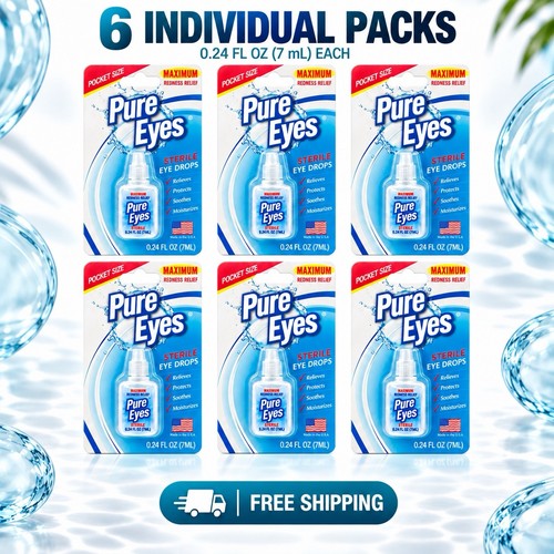 Pack pure eyes drops - 6,
